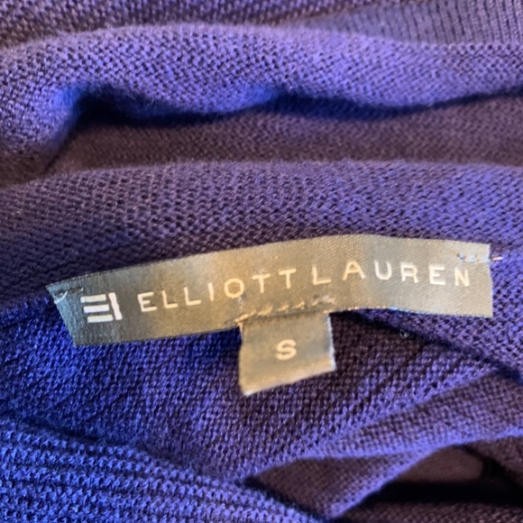 NWT Sapphire Blue Cowlneck Sweater - Picture 4 of 7